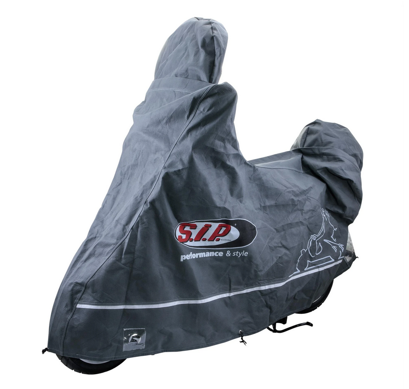 Garaje plegable Indoor PREMIUM 2.0 para Vespa ET2/ET4/LX/LXV/S/Primavera/Sprint, talla L, gris