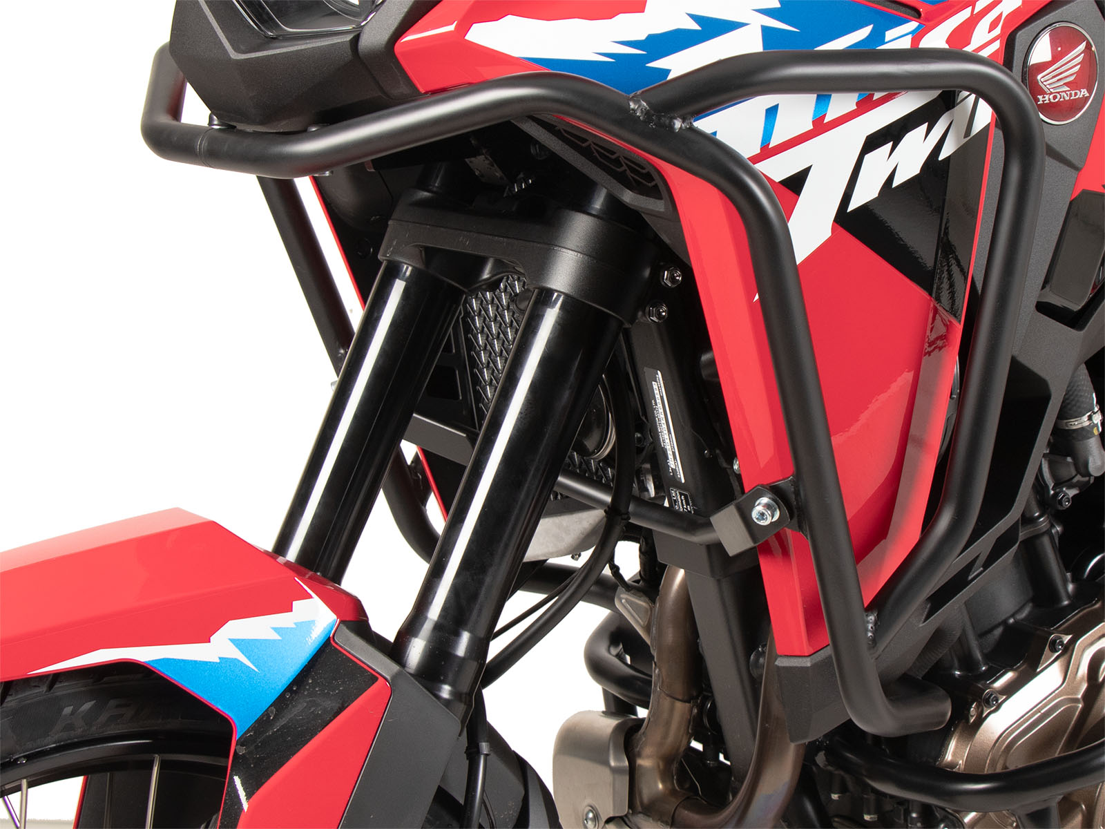 Barra de refuerzo negra para Honda CRF 1100 L Africa Twin (24-) Hepco & Becker