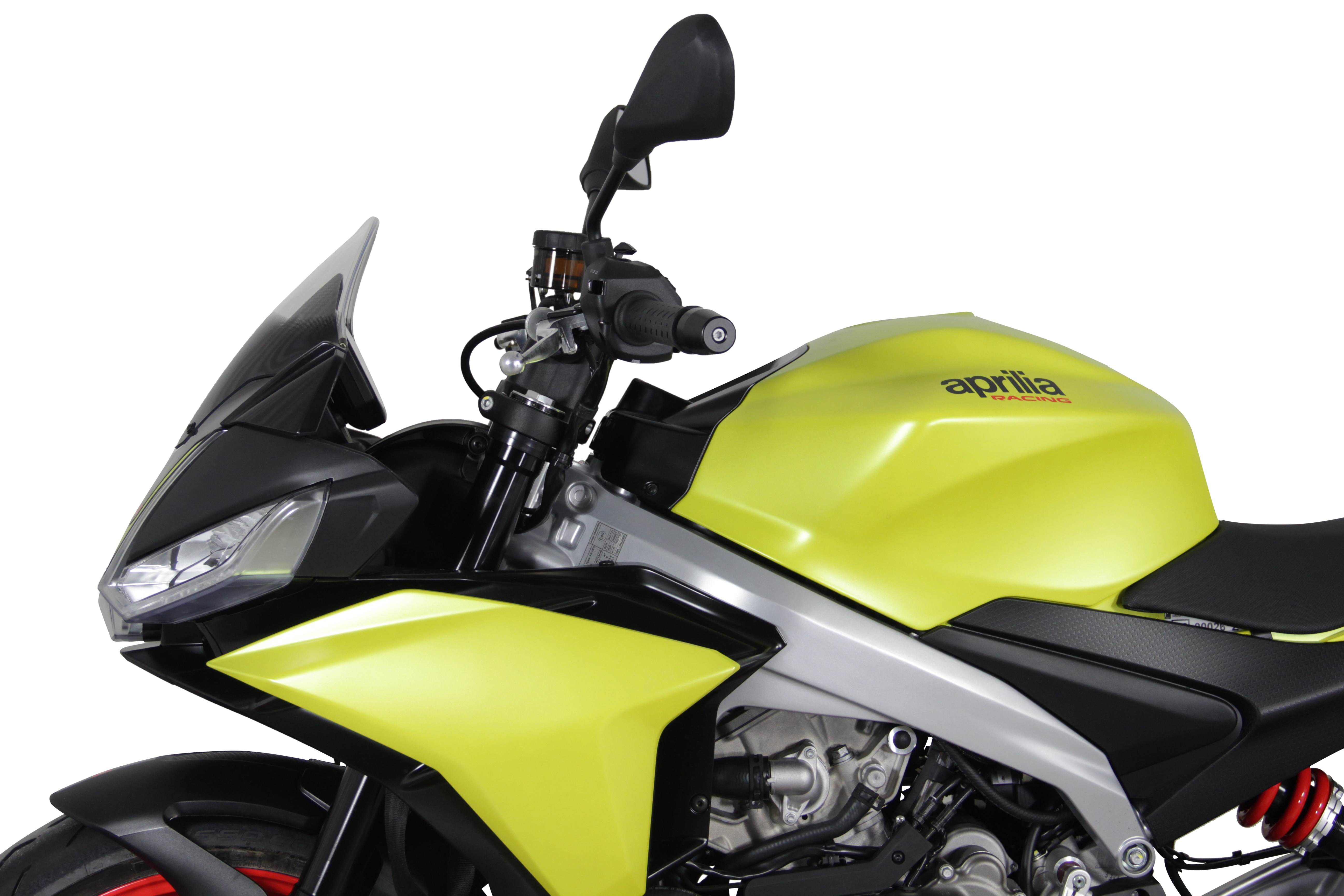 MRA pantalla original moldeada "O" gris humo Aprilia Tuono 660 / V4 Factory (21-)