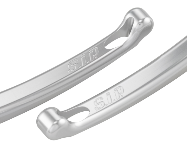 Juego de palanca de freno deportiva izquierda/derecha para Vespa LX/LXV/S/Primavera/Sprint 50-150ccm, plata