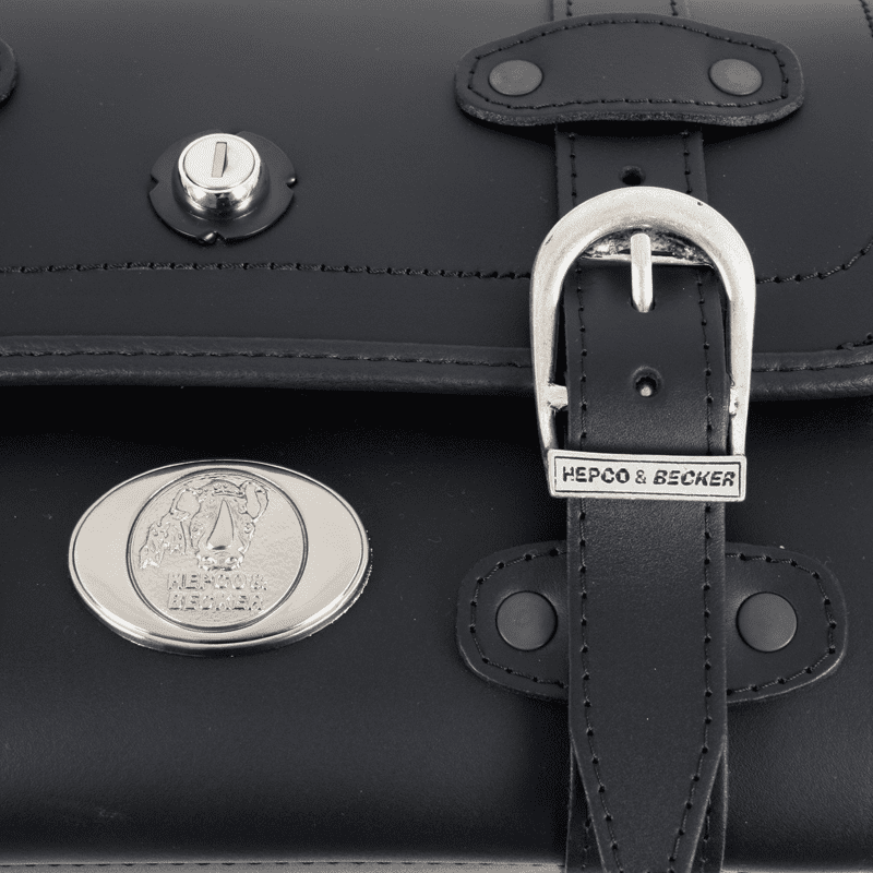 Bolso de piel Smallbag Buffalo 19 litros negro Hepco & Becker