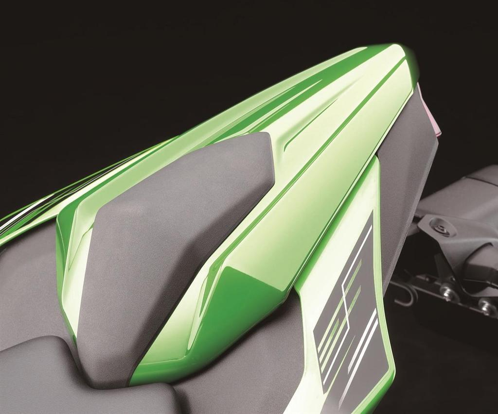 Funda de asiento del acompañante "Metallic Matte Graphene Steel Gray" (68P) para Kawasaki Ninja /Z 125