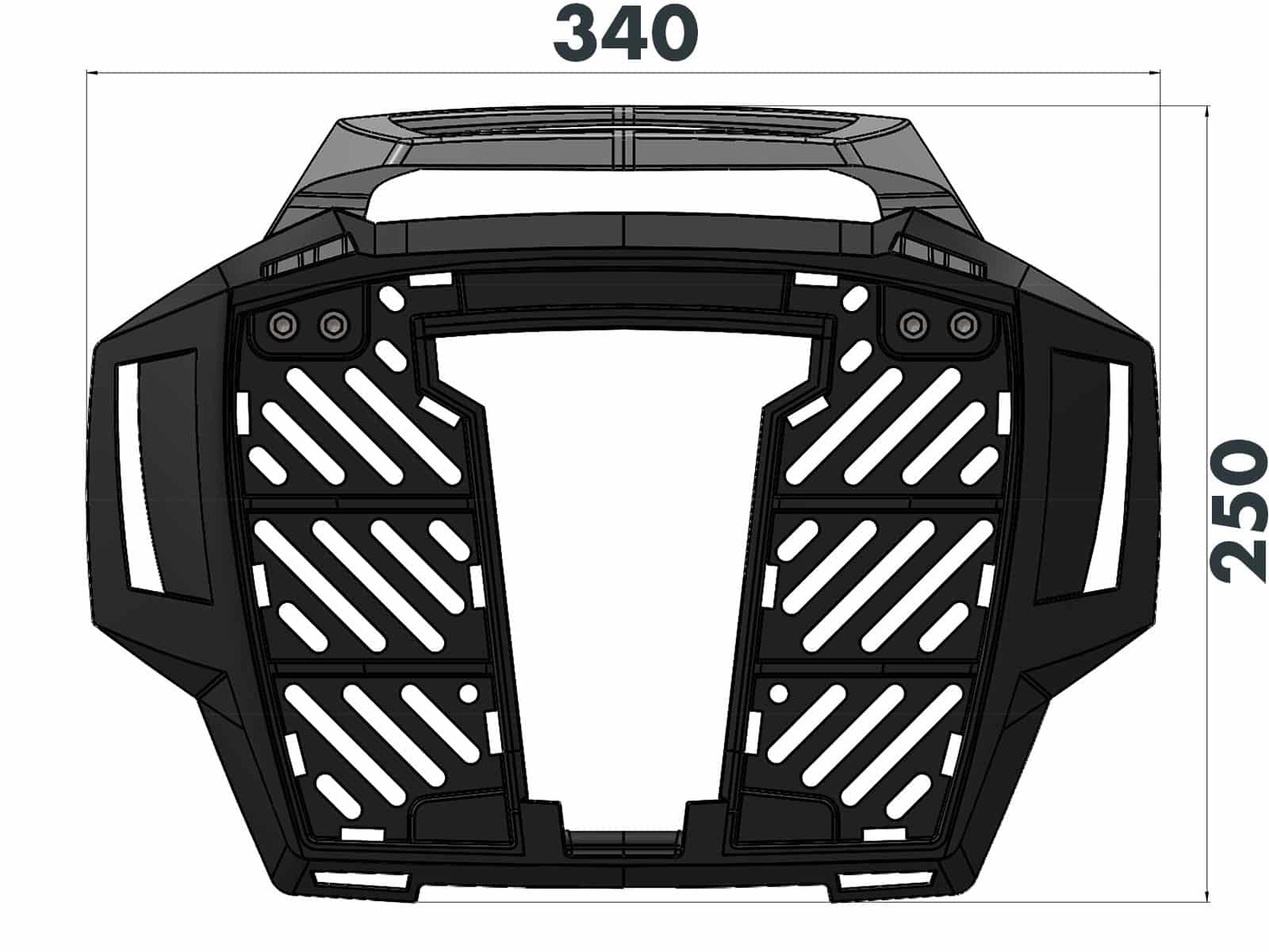 Portamaletas de aluminio para BMW S 1000 XR (24-) Hepco & Becker