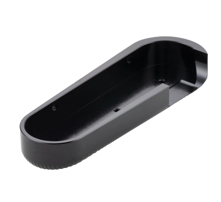 Tapa del basculante ZELIONI 3D para Vespa, anodizado negro