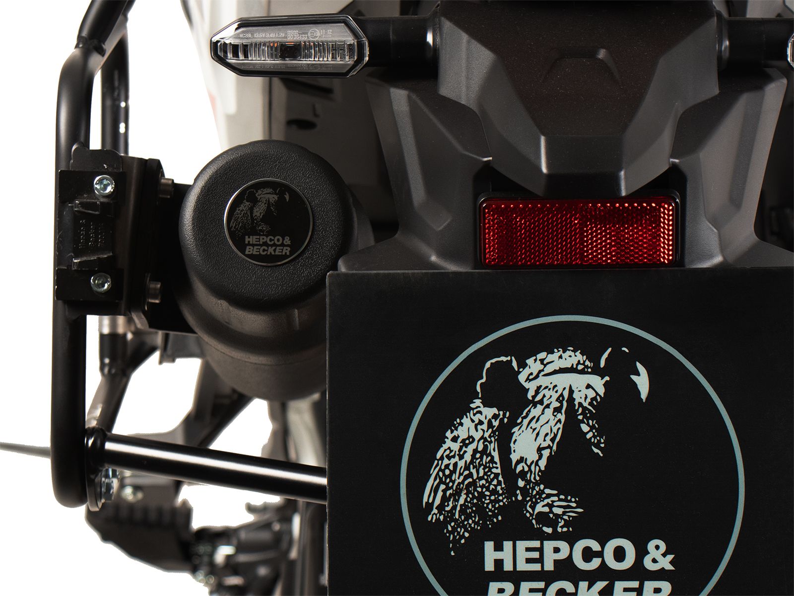 Caja de herramientas para portamaletas lateral Lock-It y Cutout Hepco & Becker