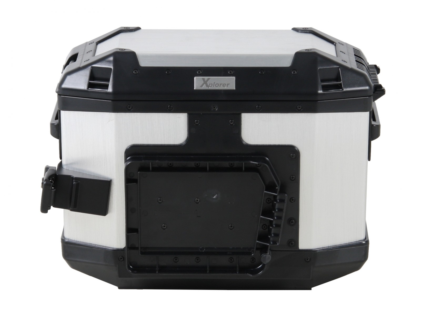Maleta lateral Alu Xplorer 30 plata Hepco & Becker