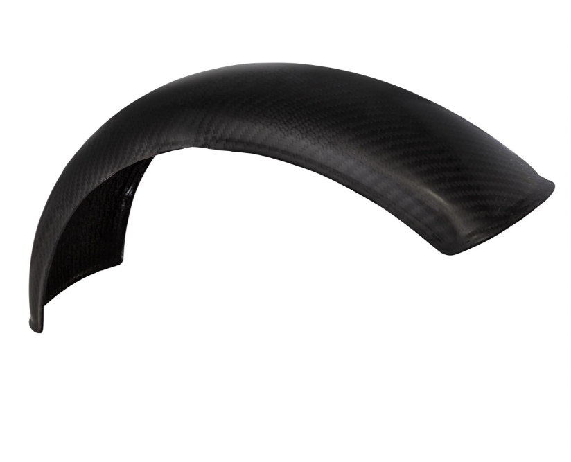 Guardabarros Garelli EVO II sin soporte, universal para Vespa PX 80-200ccm, carbono transparente