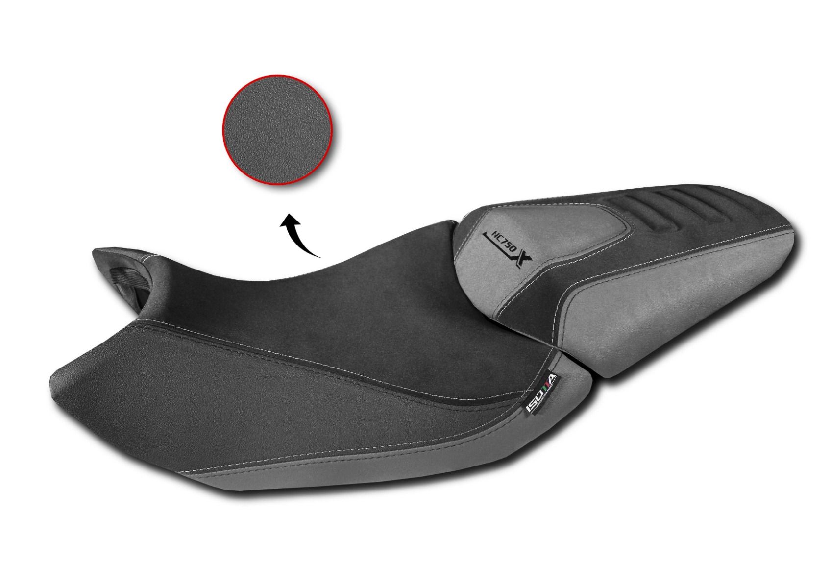 Funda de asiento Comfort para Honda NC 750 X (21-24) Triple Negro