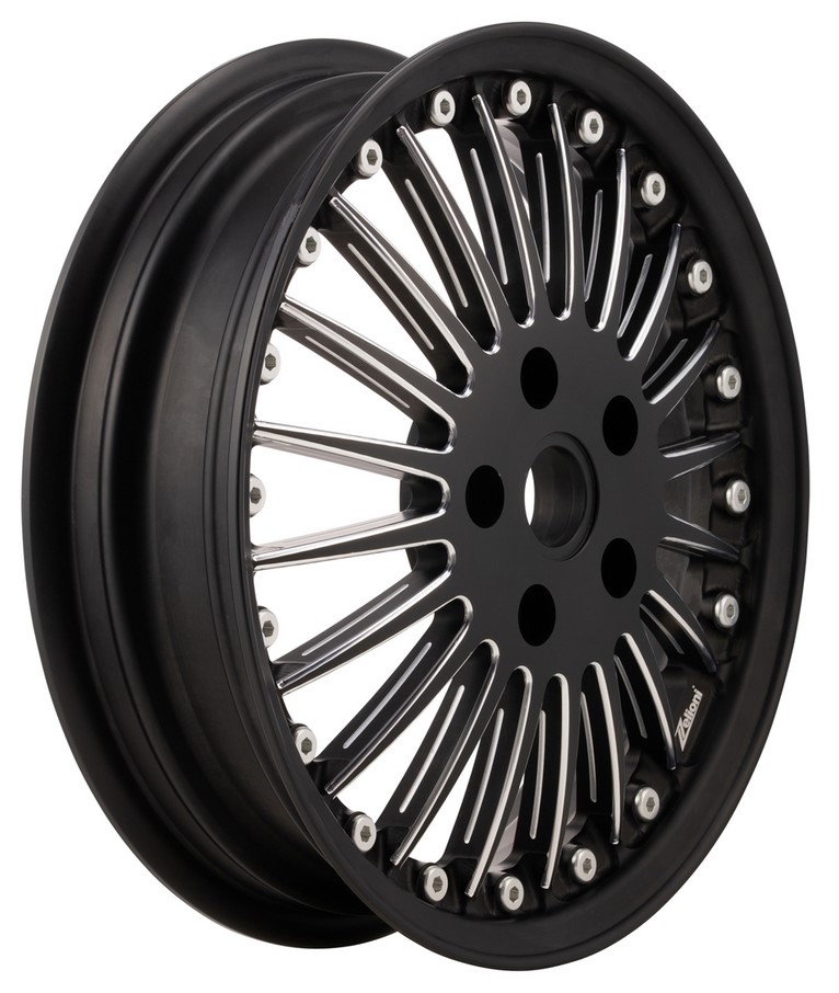 Llanta Sport Classic delantera/trasera para Vespa GTS/GTS Super/GTV/GT/946 125-300ccm, negro mate