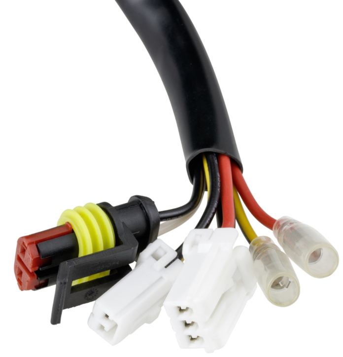 Luz trasera LED roja para Vespa Primavera/Sprint 50-150ccm, borde - negro mate