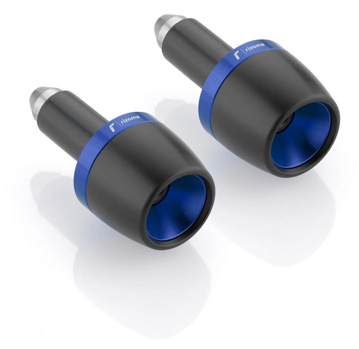 Contrapesos de manillar RIZOMA izquierdo y derecho para Vespa, anodizado azul
