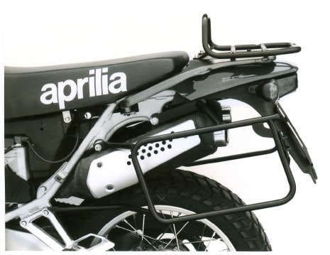 Portaequipajes superior tubular negro para Aprilia Pegaso 650 (92-95) Hepco & Becker