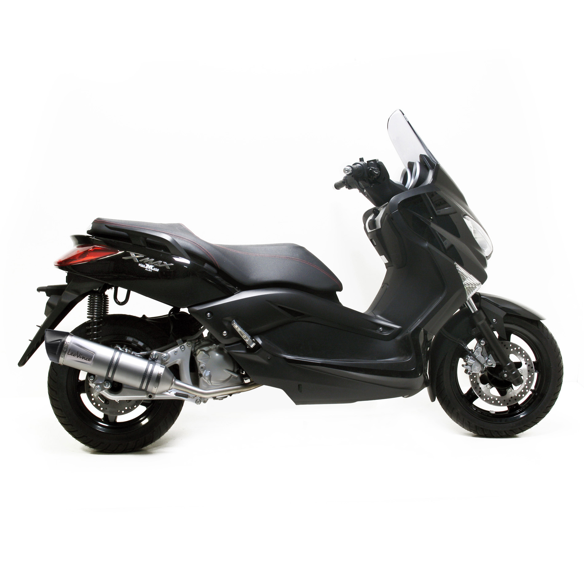 Sistema de escape LeoVince completo SBK LV One Evo 2, acero inoxidable para Yamaha X-MAX / X-City 250 (Bj.06-16)