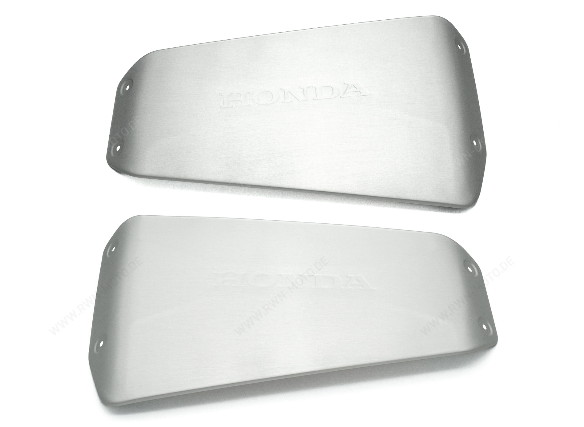 Juego de embellecedores de aluminio para la maleta lateral original Honda