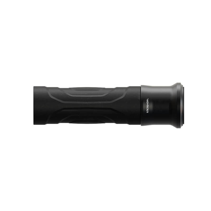 HIGHSIDER pro Esagano-RS empuñadura de goma negra 7/8 pulgadas (22,2 mm), 125 mm (par)