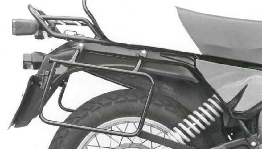 Portamaletas lateral fijo negro para BMW R 80 GS (88-94)/R 100 GS (87-94) Hepco & Becker