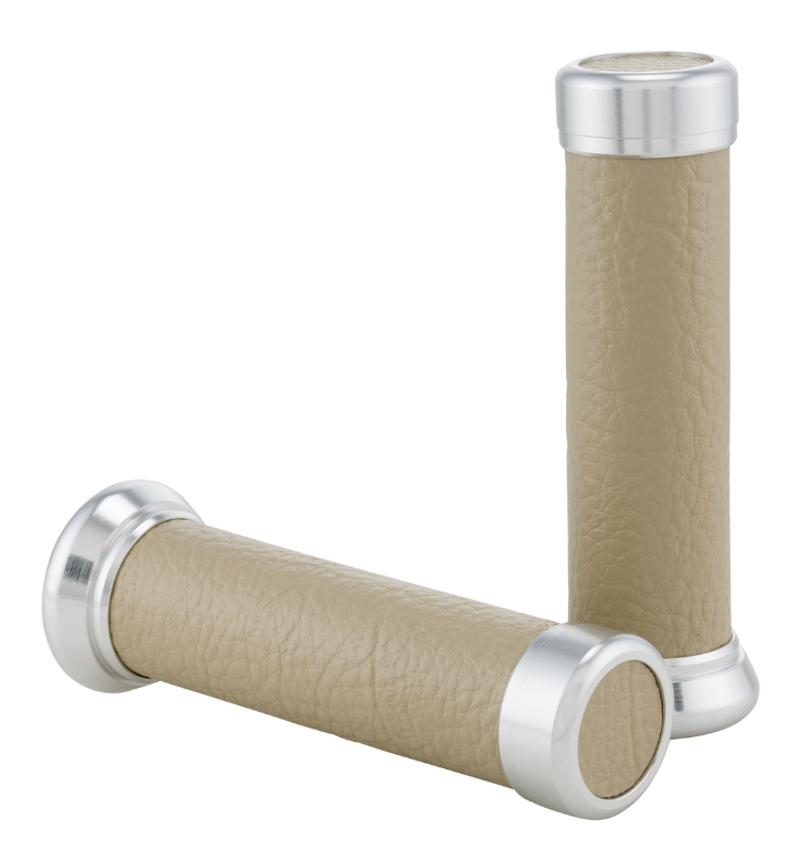 Puños Retro Ø 24/24 mm, L 130 mm para Vespa ET2/ET4/LX/LXV/S/Primavera/Sprint 50-150ccm, beige