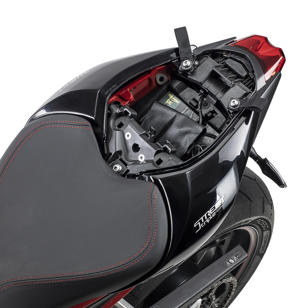 Kit de montaje Kriega US Drypack para Triumph Street Triple