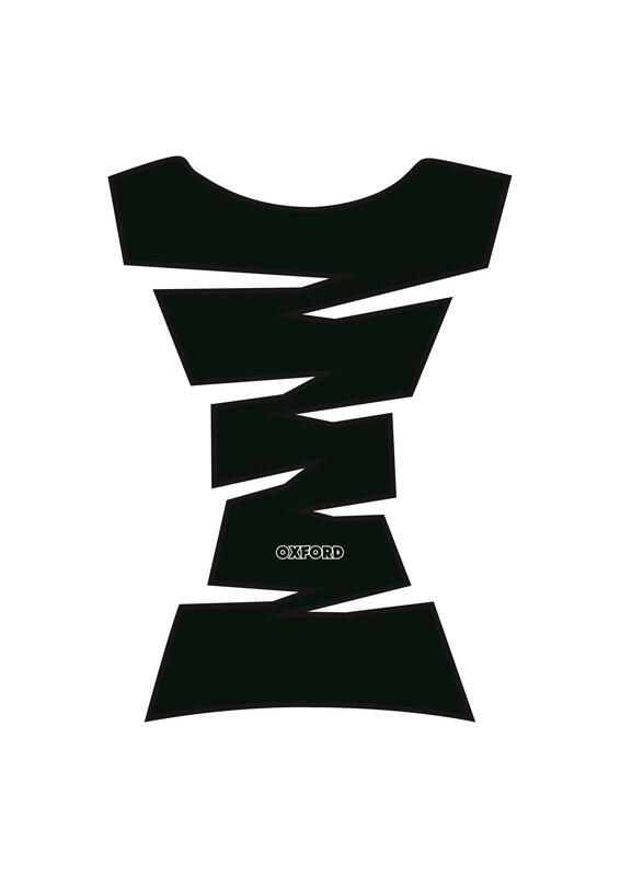 Cubredepósito de vinilo Oxford dentado negro