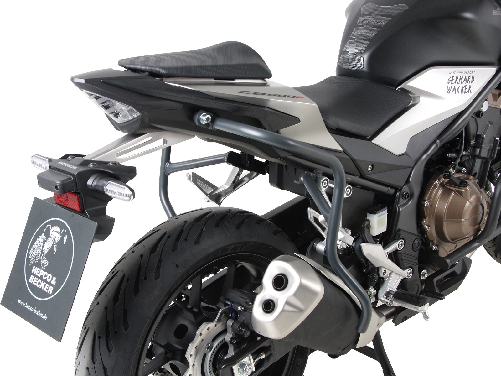 Barra de protección trasera antracita para Honda CB 500 F (19-23) Hepco & Becker