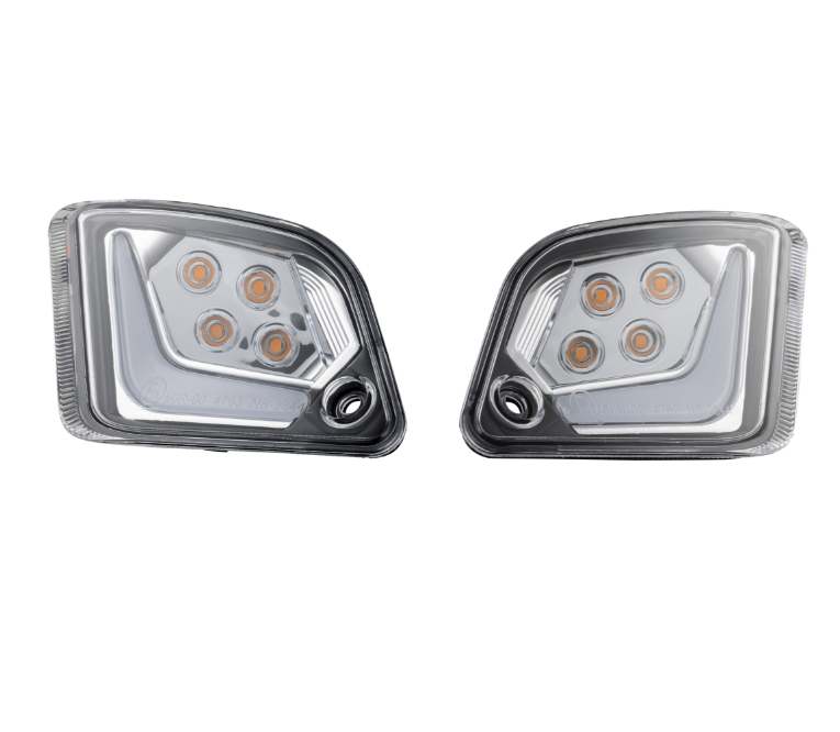 Kit de intermitentes delantero y trasero para Vespa GTS/GTS Super/GTV 125-300cc, transparente