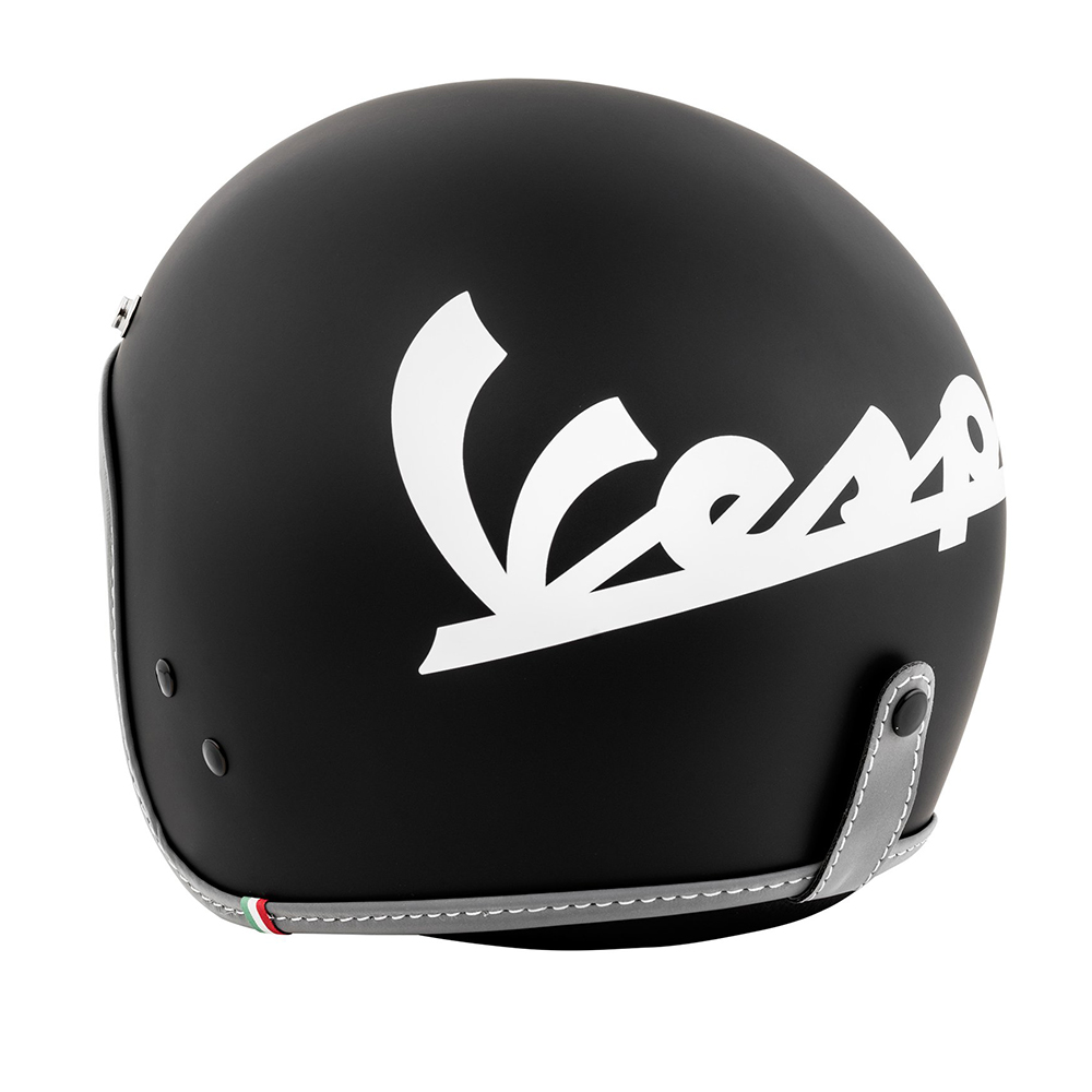 Casco Vespa jet color negro