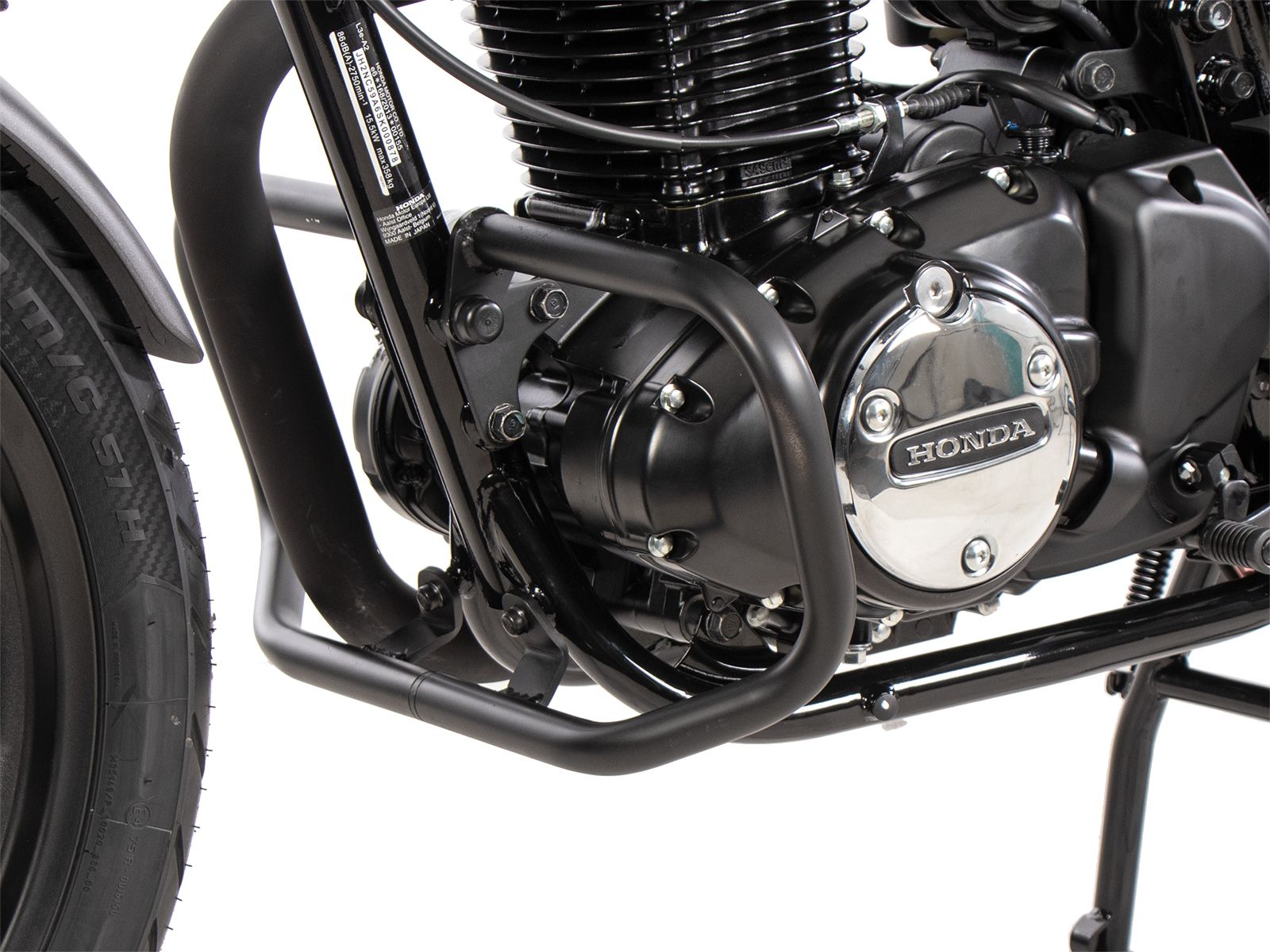 Protector de motor negro para Honda GB 350 S (2025-) Hepco & Becker