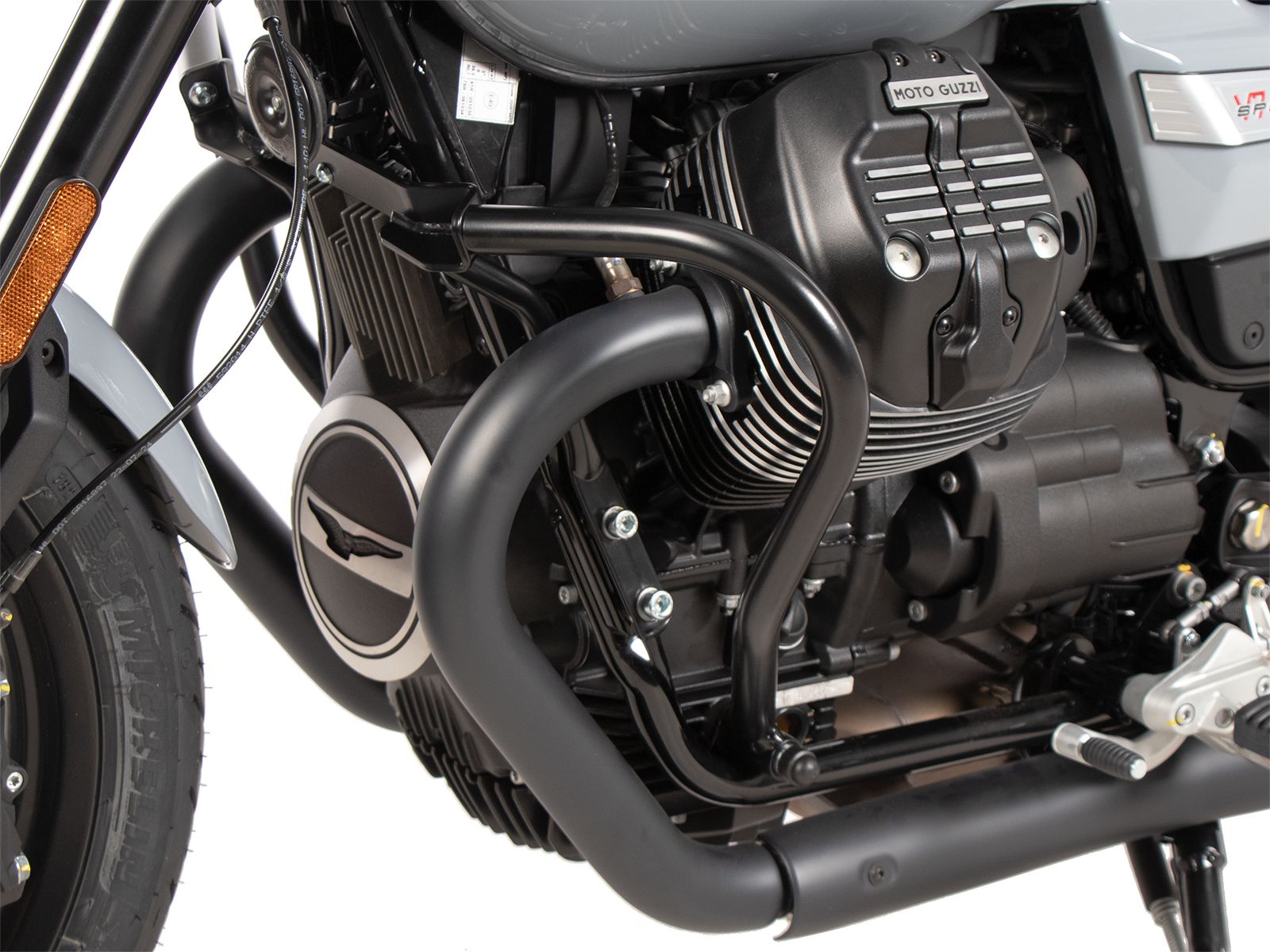 Guardamotor negro para Moto Guzzi V7 850 Special (25-) Hepco & Becker