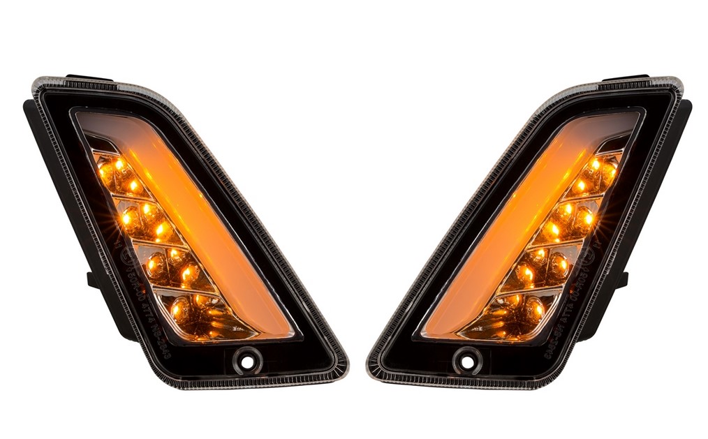 Kit de indicador delantero izquierdo/derecho para Vespa GTS/GTS Super/GTV/GT 60/GT/GT L ('03-'13), transparente