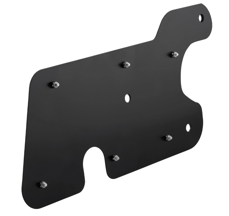 Embellecedor de escape basculante para Vespa GTS/GTS Super 125/150cc 4T LC iGet (Euro4), negro/plateado
