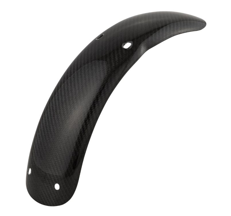 Guardabarros 2.0 Garelli Race EVO II sin soporte para Vespa PX 80-200cc, carbono transparente