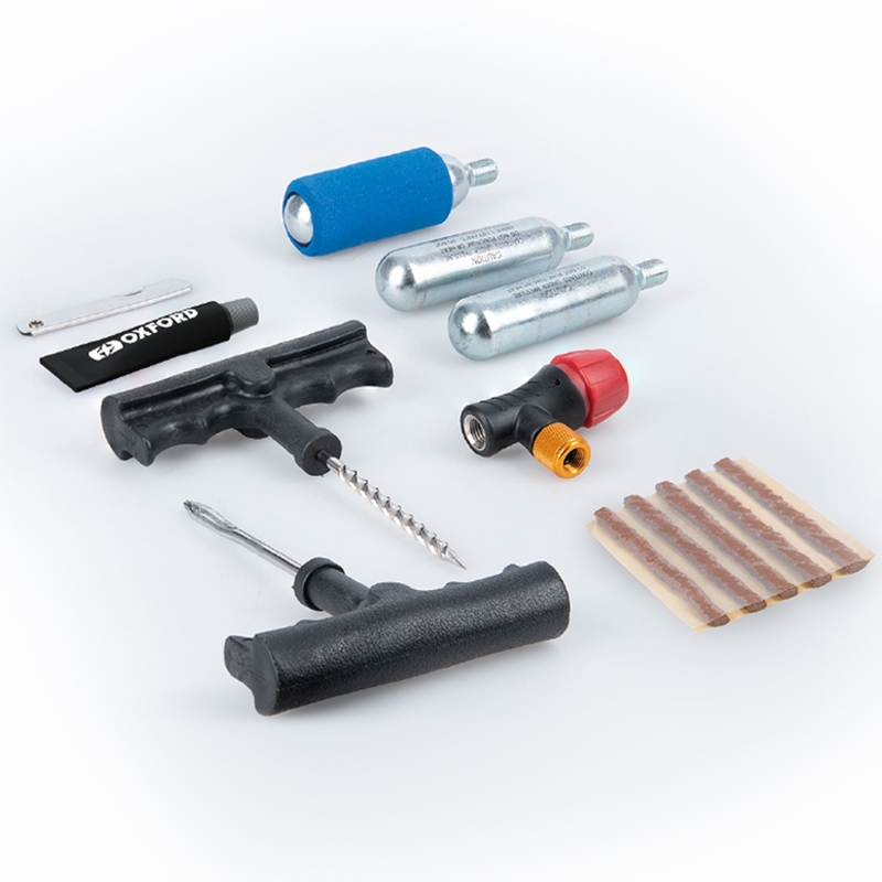 Kit de reparación de neumáticos Oxford CO2 1
