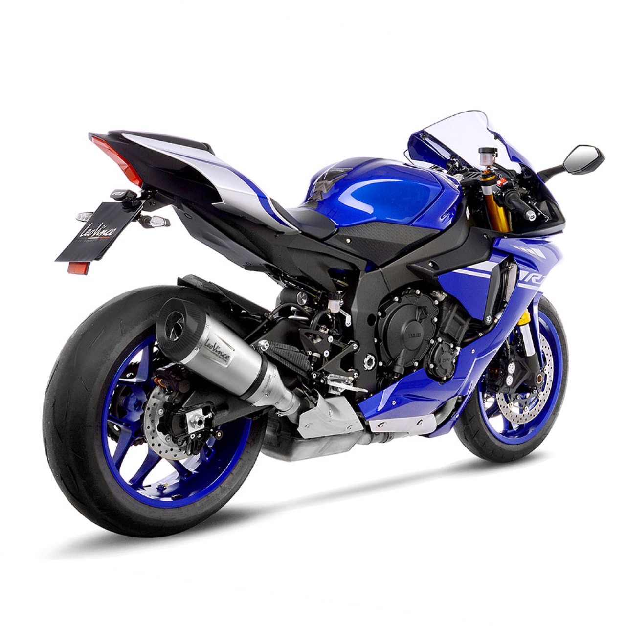 Escape LeoVince Factory S para Yamaha YZF-R1 /M, titanio, slip on, Euro5, certificado E