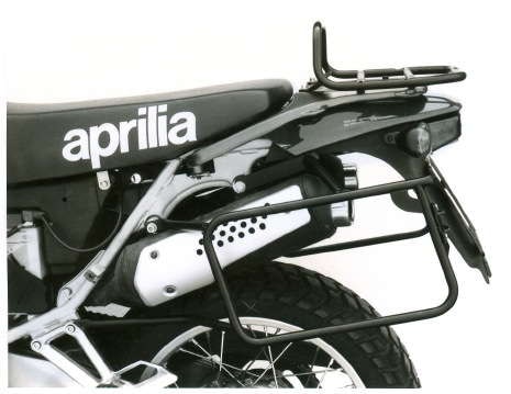 Portamaletas lateral fijo negro para Aprilia Pegaso 650 (92-95) Hepco & Becker