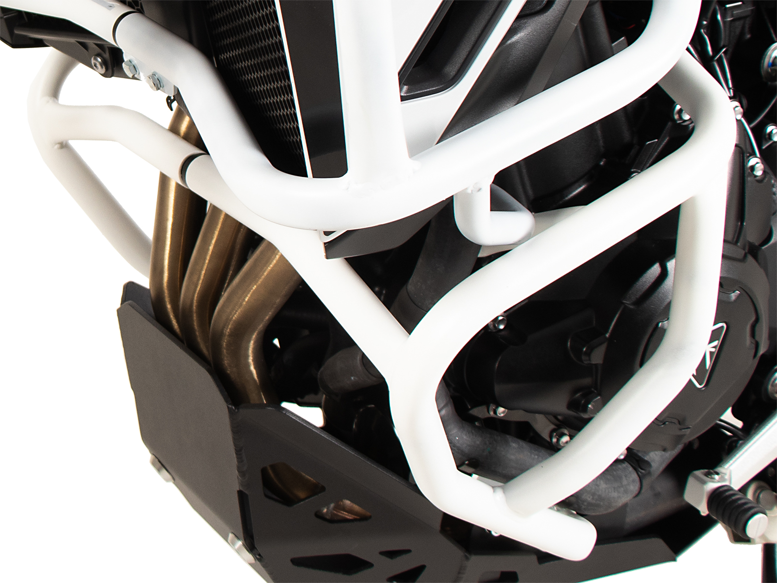 Protector motor blanco para Triumph Tiger 900 GT / Pro (24-) Hepco & Becker