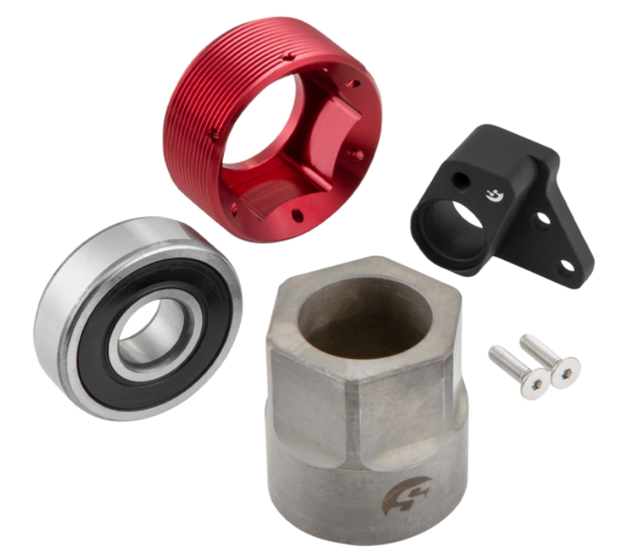 Brazo oscilante para escape de competición, trasero para Vespa GTS/GTS Super/GTV 125-300cc con ABS, negro