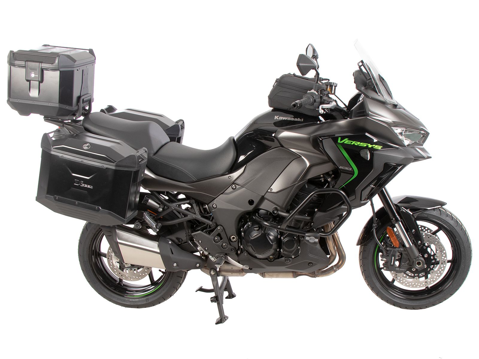 Portamaletas lateral Lock-it extraíble negro para Kawasaki Versys 1100 /SE (25-) Original Hepco & Becker