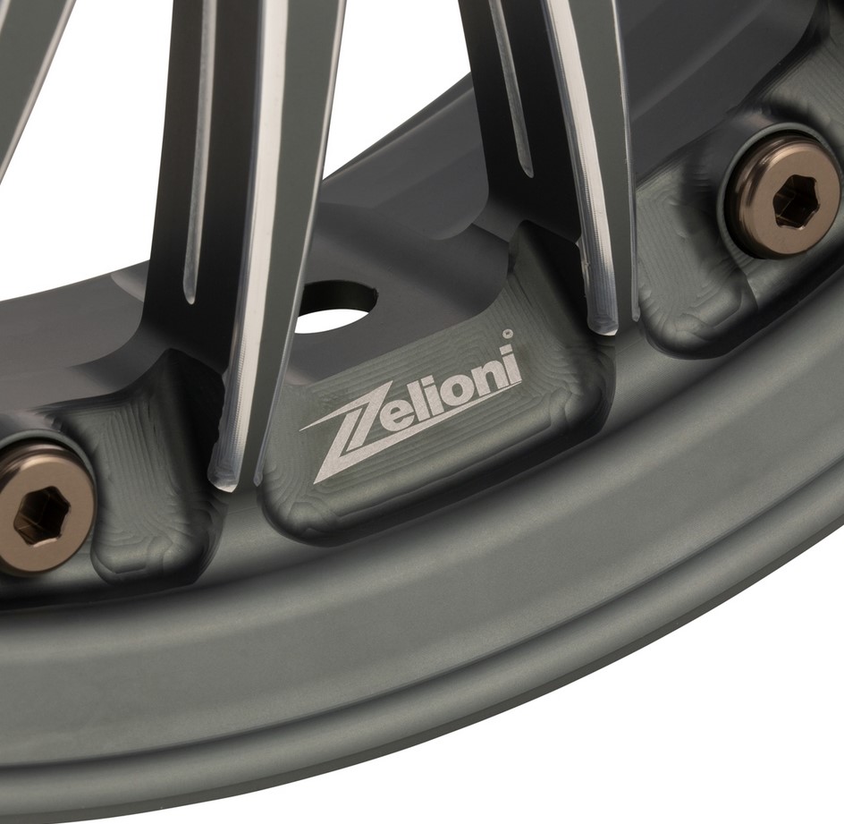 Llanta Sport Classic delantera/trasera para Vespa GTS/GTS Super/GTV/GT/946 125-300ccm, gris mate