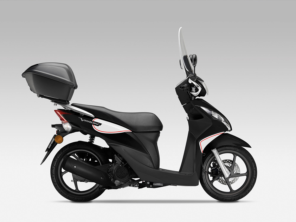 Juego de adhesivos originales Honda Vision50/ Vision110 "Sport" blanco