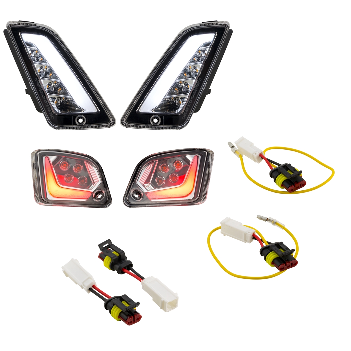 Kit de indicadores delanteros y traseros para Vespa GTS/GTS Super/GTV/GT 60/GT/GT L ('03-'13), transparente