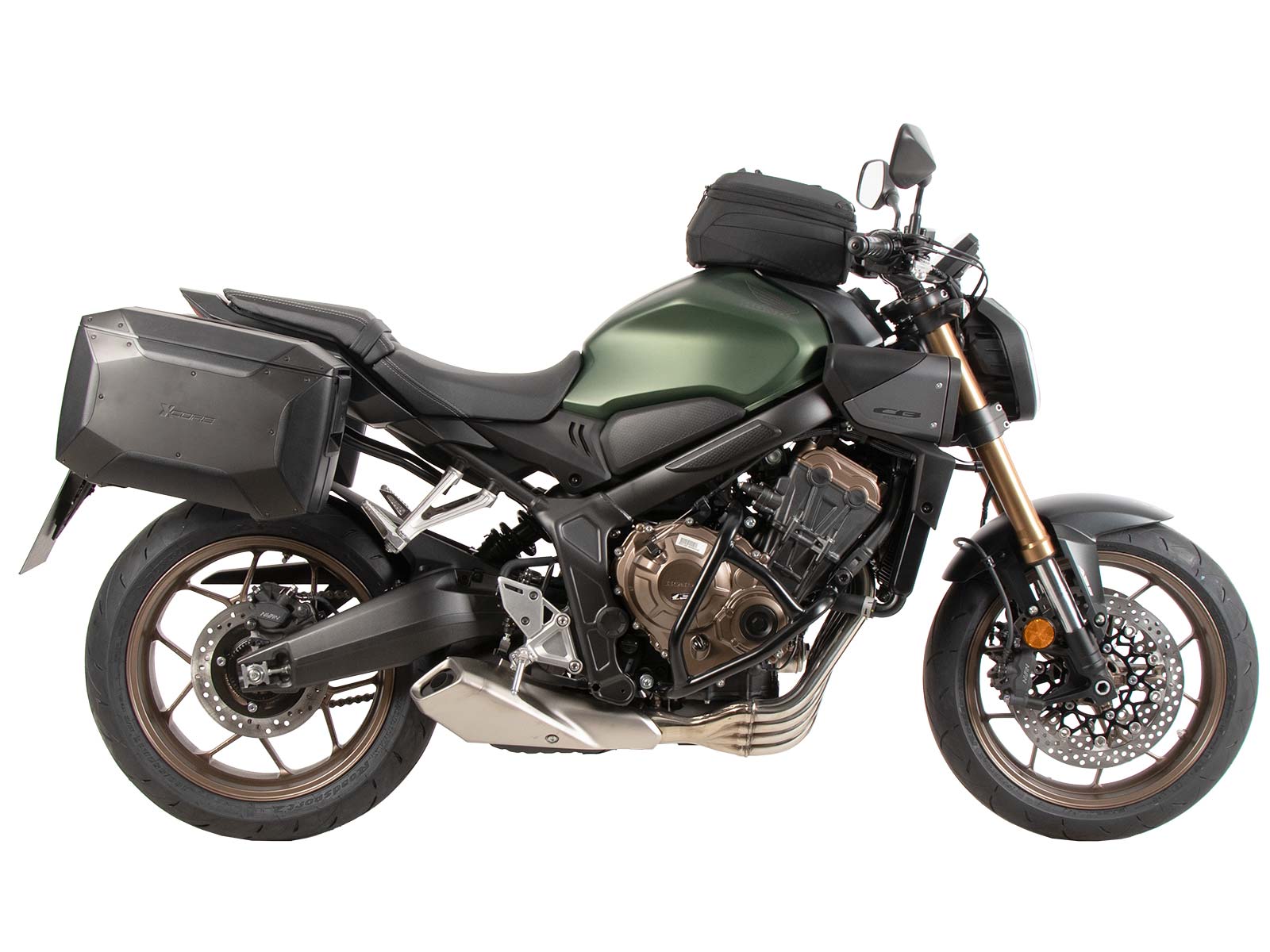 Soporte lateral C-Bow negro para Honda CB 650 R / E-Clutch (24-) Hepco & Becker