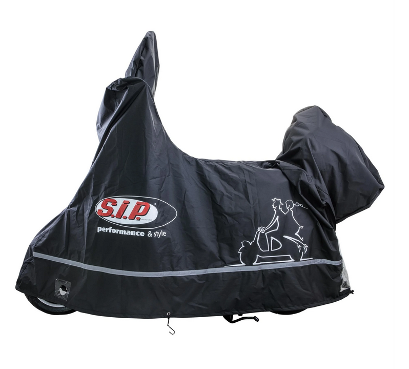 Garaje plegable Outdoor PREMIUM 2.0 para Vespa GTS/GTV/GT, talla XL, negro