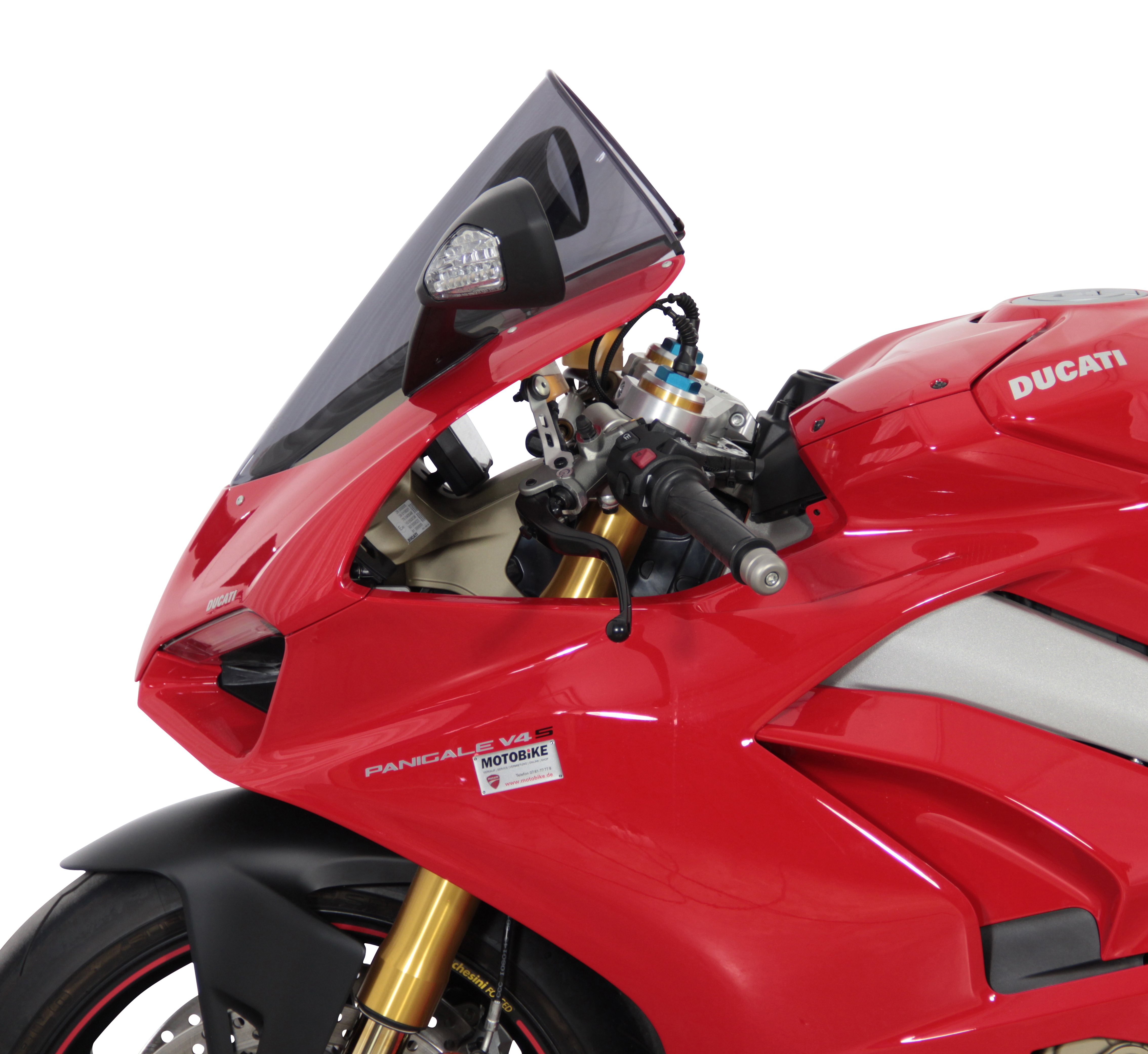 Pantalla Racing "R" gris humo para Panigale V4 /R /S Orignal MRA