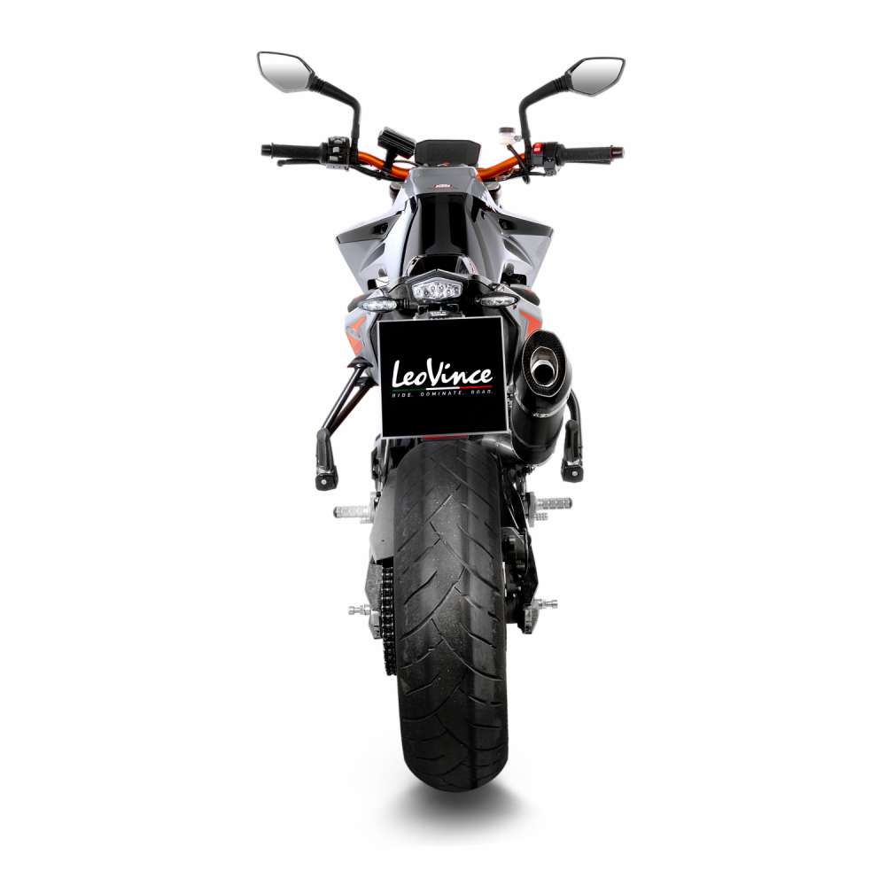 Escape LeoVince Factory S para KTM Duke 790 /890, carbono, slip on, Euro4, E-certificate