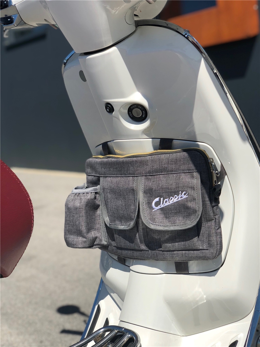 Bolsa "Classic" para maletero/guantera Vespa - gris, nailon