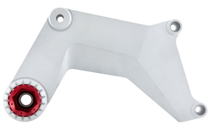 Brazo oscilante para escape de competición, trasero para Vespa GTS/GTS Super/GTV/GT 60/GT/GT L sin ABS, plata