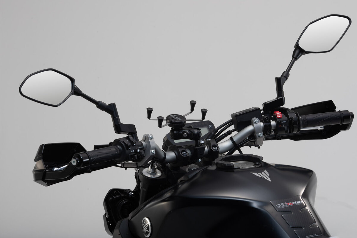 SW-Motech Kit de montaje para navegador X-Grip para smartphones grandes para Triumph Rocket 3 GT /R - SW Motech