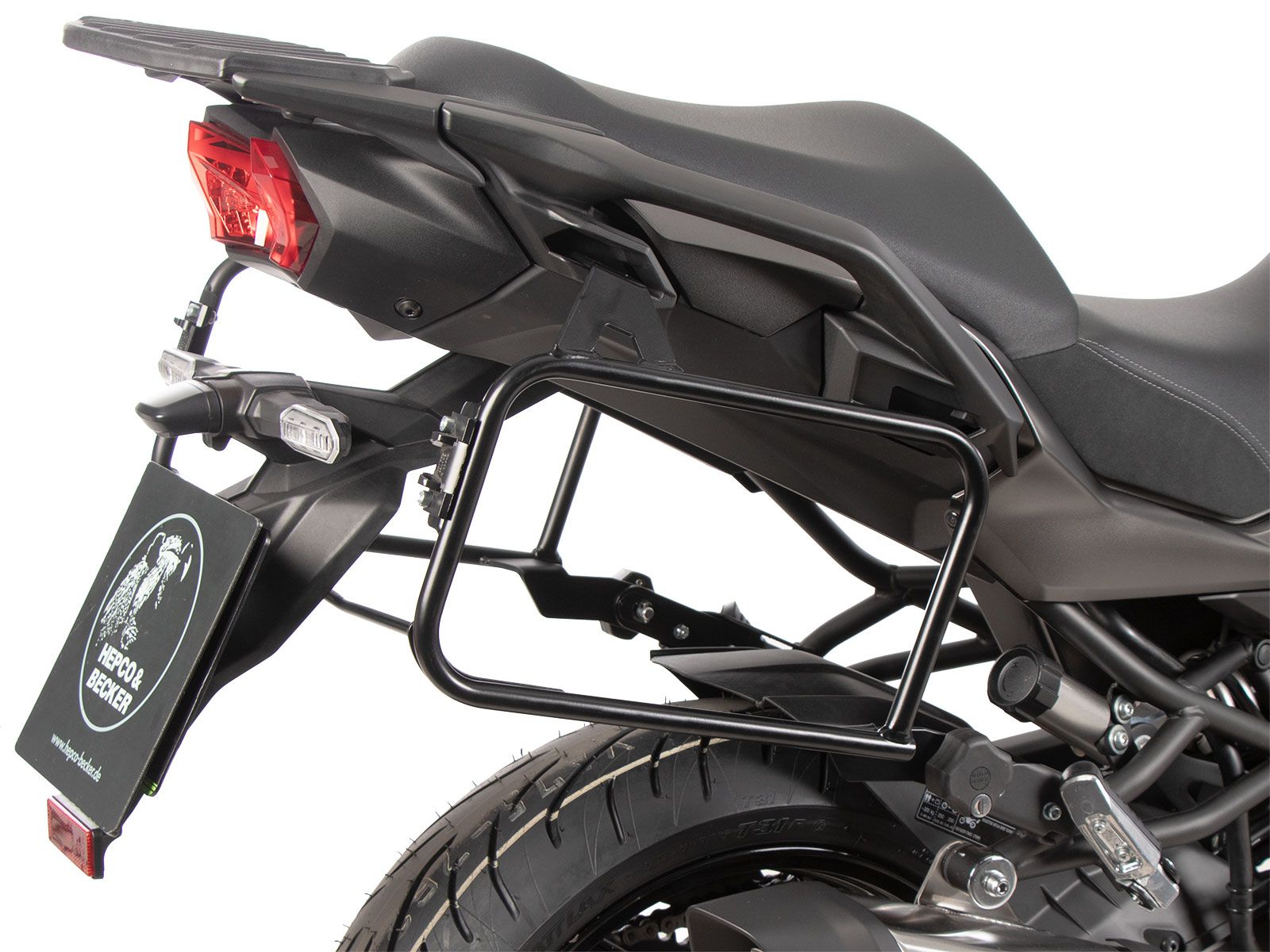 Portamaletas lateral Lock-it extraíble negro para Kawasaki Versys 1100 /SE (25-) Original Hepco & Becker