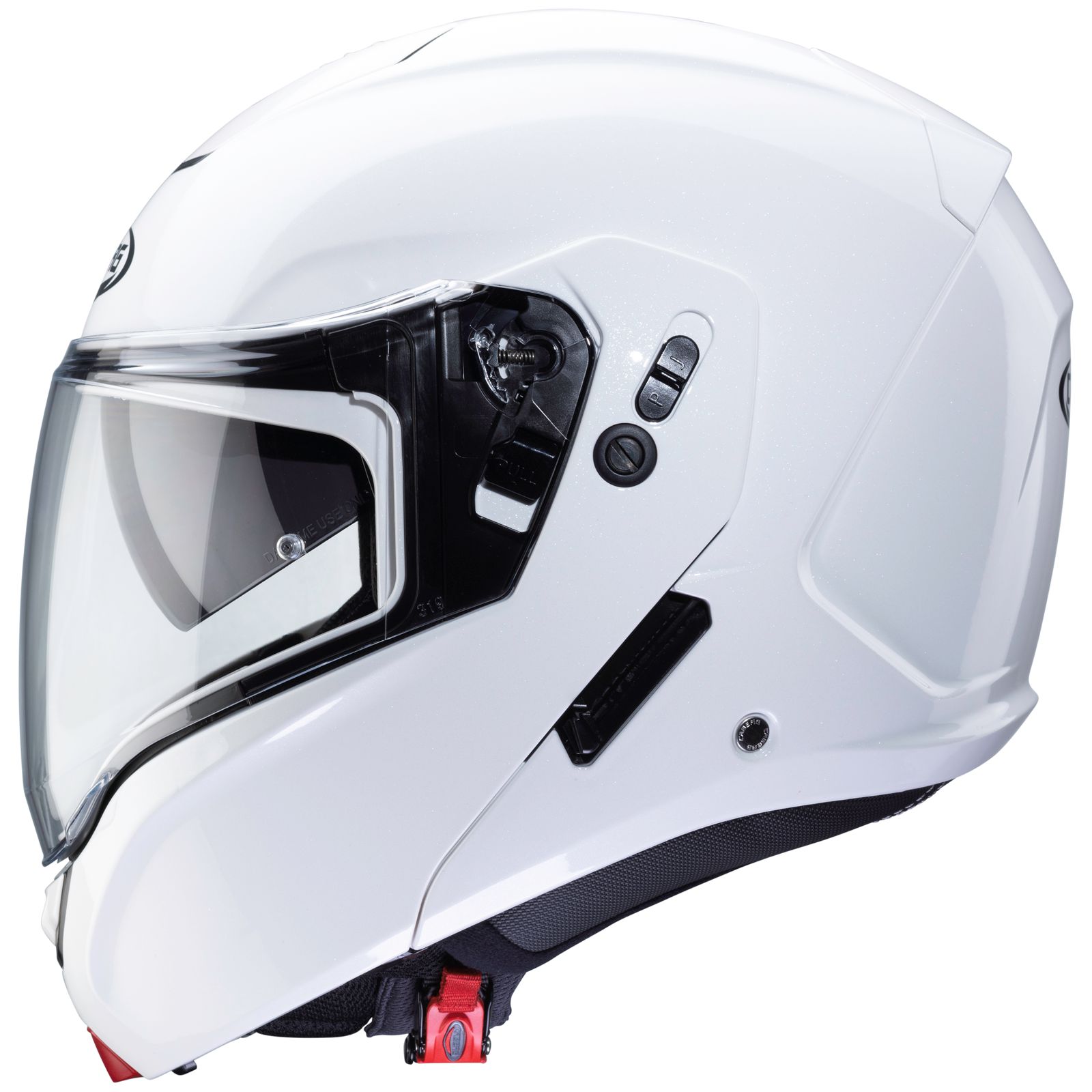 Casco Caberg Horus, blanco metálico