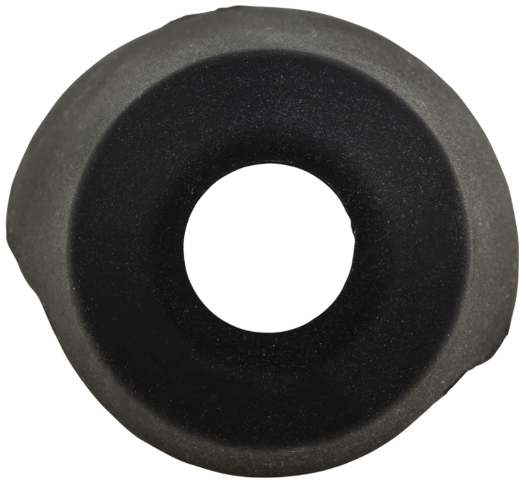 Espejo de goma, derecho para Vespa Primavera/Sprint 50-150cc 2T/4T AC, negro